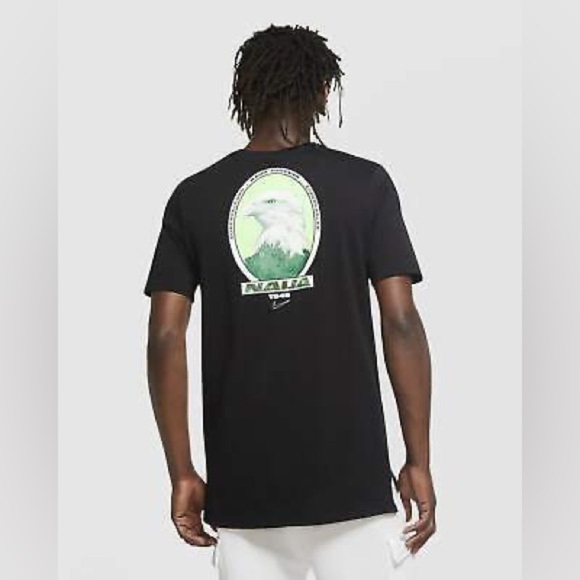 NIKE Men NAIJA Nigeria Soccer Team Shirt Black Size XXL - Picture 1 of 13